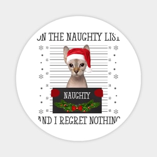 On The Naughty List, And I Regret Nothing Magnet